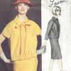 1964-Vintage-VOGUE-Sewing-Pattern-B36-DRESS-1512-By-LANVIN-262066454556