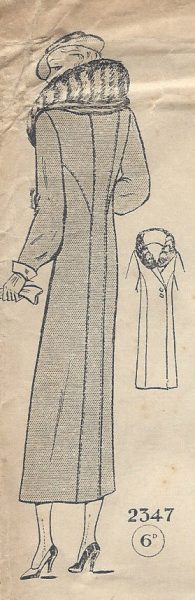 1930s-Vintage-Sewing-Pattern-COAT-B42-201-262282986757