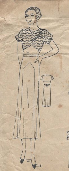 1930s-Vintage-Sewing-Pattern-DRESS-B36-200-252012330577