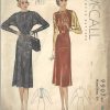 1938-Vintage-Sewing-Pattern-B34-DRESS-1640-252383665877