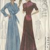 1938-Vintage-Sewing-Pattern-B36-BATHROBE-DRESSING-GOWN-1442-262398369787