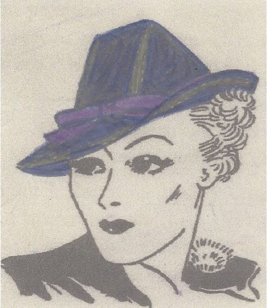 1940-Vintage-Sewing-Pattern-HAT-S22-MEDIUM-R799-251200273177