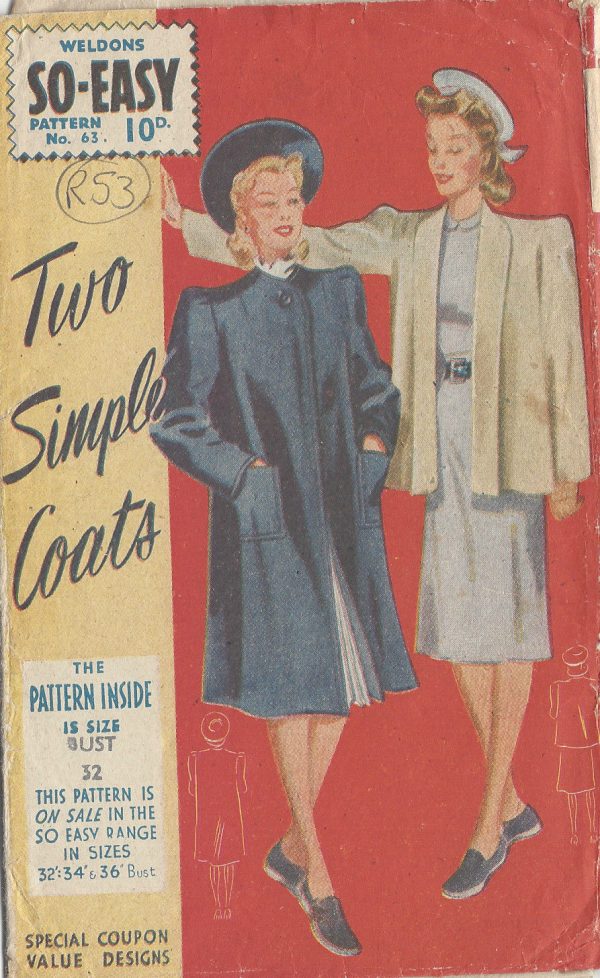 1941-Vintage-Sewing-Pattern-B32-COAT-R53-251172280817