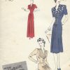 1943-WW2-Vintage-VOGUE-Sewing-Pattern-B30-DRESS-1129-251359282317