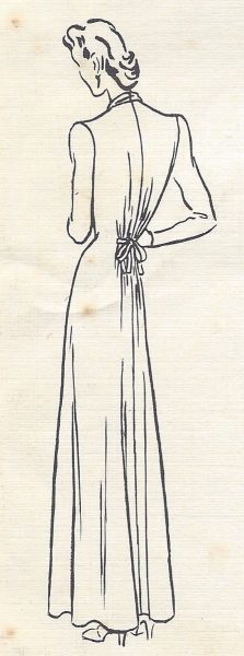 1943-WW2-Vintage-VOGUE-Sewing-Pattern-B30-DRESS-1129-251359282317-6