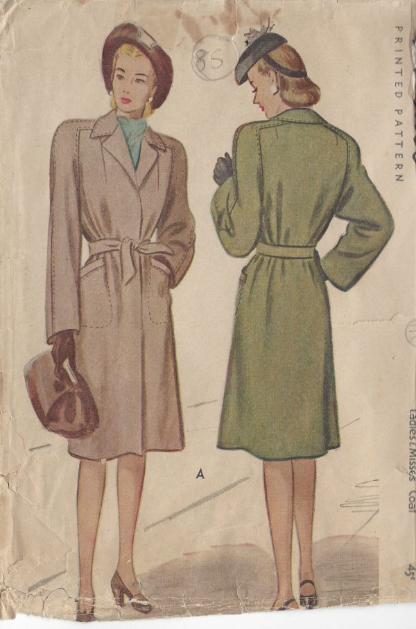 1944-Vintage-Sewing-Pattern-COAT-B34-85-251149214917