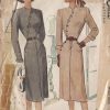 1947-Vintage-Sewing-Pattern-DRESS-B36-87-251149220777