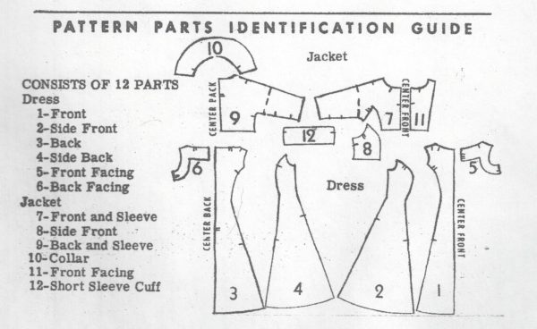 1950s-Vintage-Sewing-Pattern-B30-12-DRESS-JACKET-R300-251321059567-4