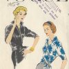 1957-Vintage-VOGUE-Sewing-Pattern-B36-BLOUSE-R1307R-261843872927