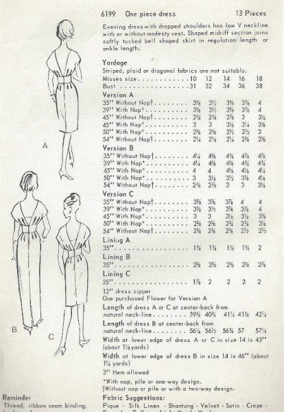 1960s-Vintage-VOGUE-Sewing-Pattern-B34-DRESS-1759-252698790117-2