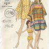 1960s-Vintage-VOGUE-Sewing-Pattern-B34-SWIM-SUIT-COVER-UP-1596-252847099857