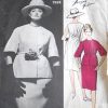 1963-Vintage-VOGUE-Sewing-Pattern-B32-JACKET-DRESS-1723R-Jacques-hHim-262565937137-3