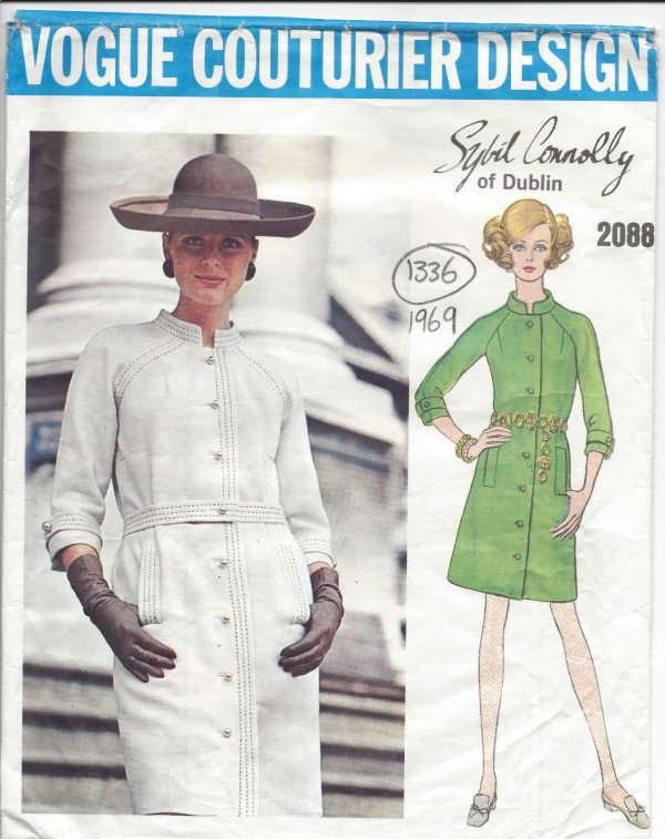 1969-Vintage-VOGUE-Sewing-Pattern-B38-DRESS-1336-By-SYBIL-CONNOLLY-of-DUBLIN-261626332037