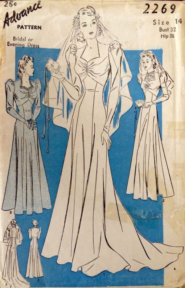 1940's evening dress