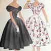 1950s-Vintage-Sewing-Pattern-B30-DRESS-1221-261449378968
