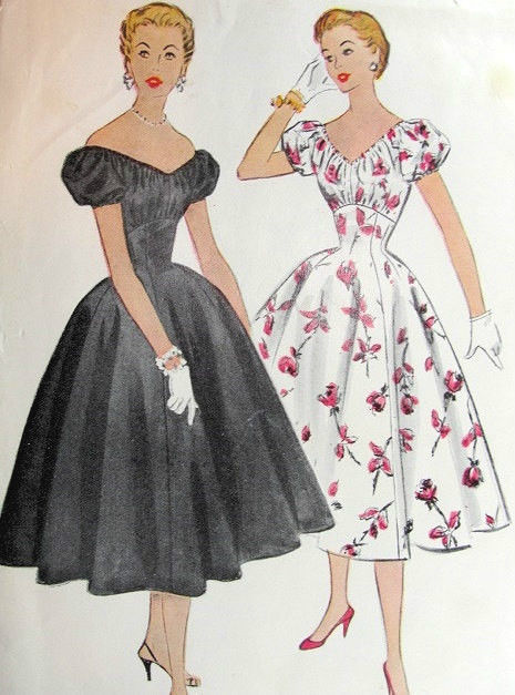 1950s dress pattern,