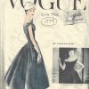 1956-Vintage-VOGUE-Sewing-Pattern-B34-DRESS-PETTICOAT-1579-By-JACQUES-HEIM-252315483178