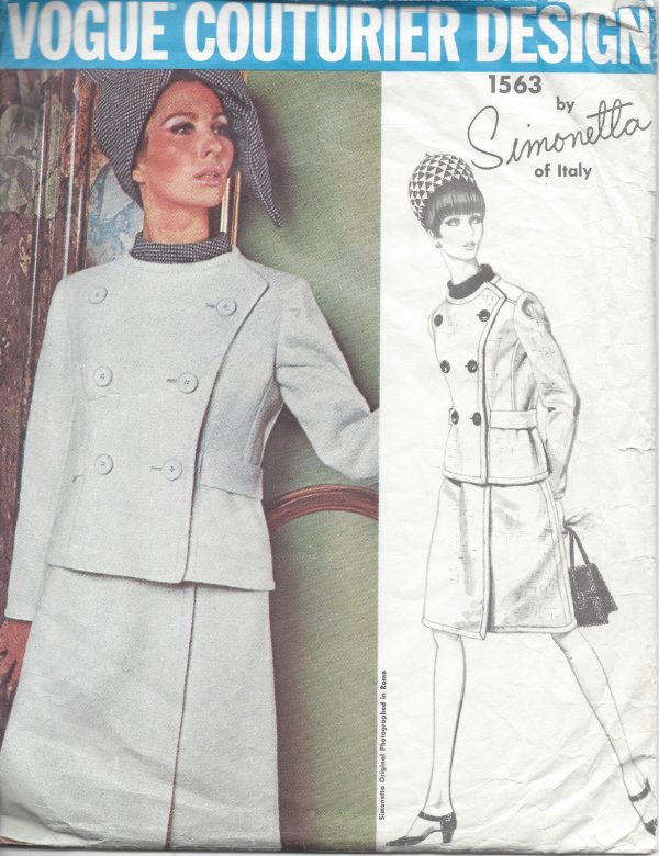 1960s-Vintage-Sewing-Pattern-B34-DRESS-JACKET-1061-SIMONETTA-of-ITALY-261271459208