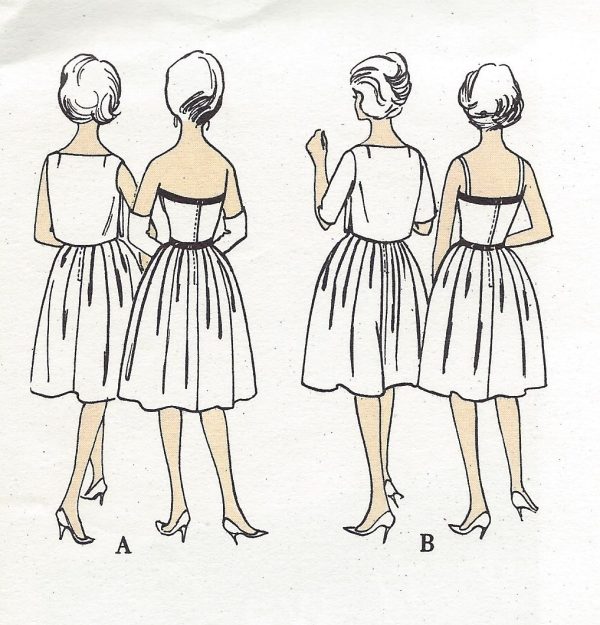 1960s-Vintage-VOGUE-Sewing-Pattern-B34-DRESS-BOLERO-1188-BY-JOHN-CAVANAGH-261447799978-2