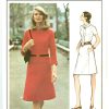 1972-Vintage-VOGUE-Sewing-Pattern-DRESS-B38-1693-By-Molyneux-262557450258
