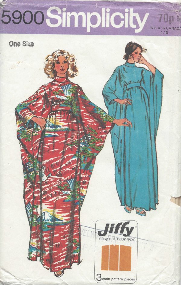 1973-Vintage-Sewing-Pattern-B32-12-to-38-CAFTAN-R945-251578143638