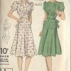 1940-WW2-Vintage-Sewing-Pattern-B38-DRESS-1483-By-Du-Barry-262028143339