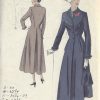 1950s-Vintage-VOGUE-Sewing-Pattern-B30-COAT-1503-262044342229
