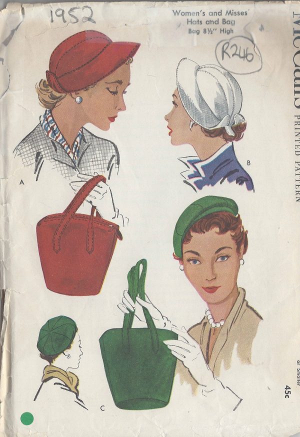 1952-Vintage-Sewing-Pattern-HATS-BAGS-S22-R246-251144444149