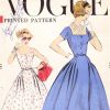 1957-Vintage-VOGUE-Sewing-Pattern-B36-DRESS-R427-251154349729