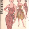 1960-Vintage-Sewing-Pattern-B34-DRESS-SARONG-DRESS-JACKET-1498-262386455119