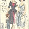 1960-Vintage-VOGUE-Sewing-Pattern-B36-DRESS-REDINGOTE-1654-262447977479