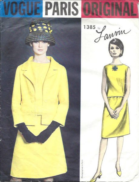 1964-Vintage-VOGUE-Sewing-Pattern-B36-JACKET-SKIRT-OVERBLOUSE-1516-By-LANVIN-262066526259